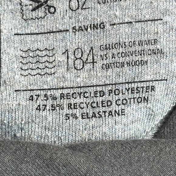 Patagonia Uprisal Hoodie Gray CA Fitz Roy Bear Long Sleeve Pullover Womens Small - Picture 8 of 8